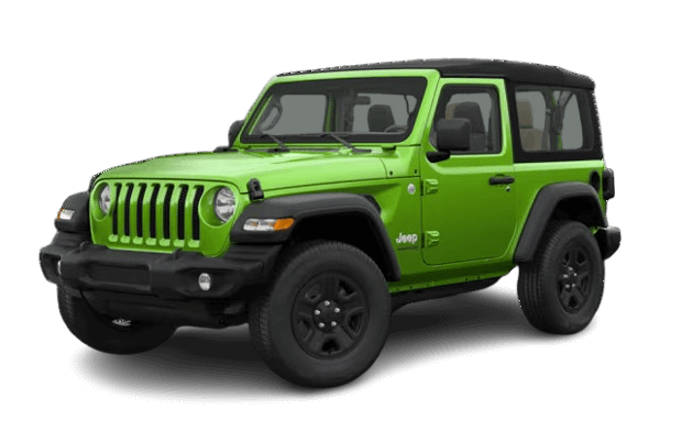 Jeep wrangler jl in green
