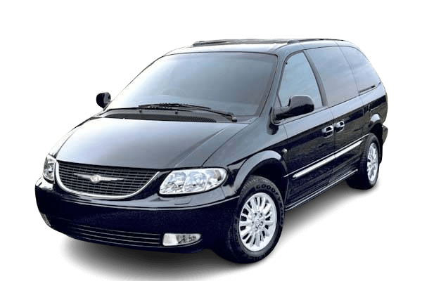 chrysler voyager in black color