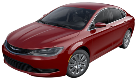 chrysler 200 in red color