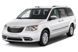 chrysler town in white color