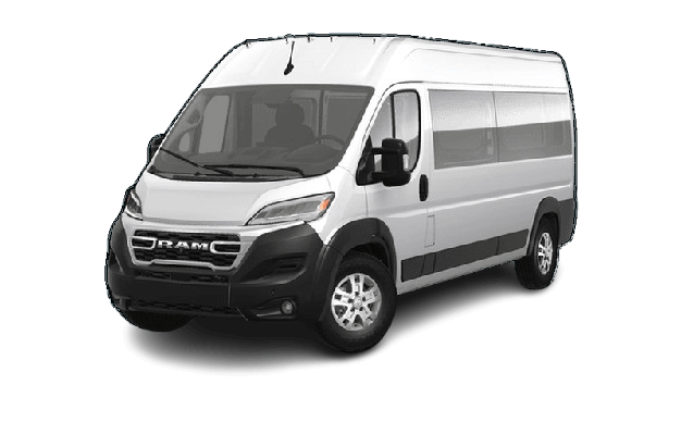 ram promaster in white color