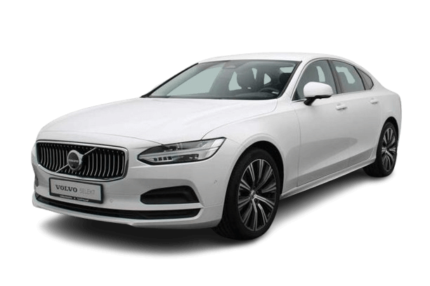 volvo s90 car in white color